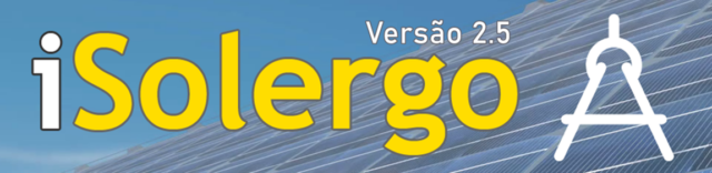 iSOLergo versão 2.5 – Aplicativo Gratuito para Projeto Preliminar de Sistema Fotovoltaico