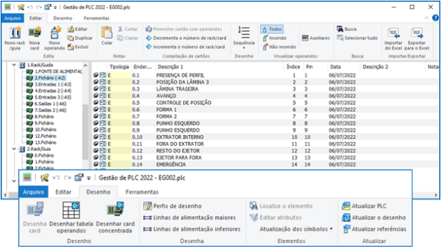 CADs elétricos – Nova interface de gerenciamento e desenho do CLP ...