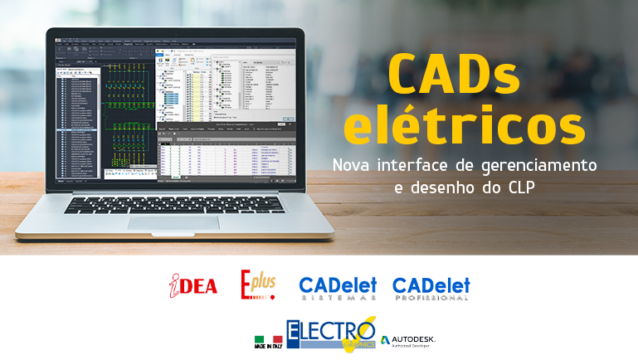 CADs elétricos – Nova interface de gerenciamento e desenho do CLP