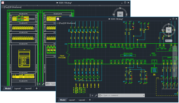 AutoCAD Electrical, Projetos elétricos em CAD