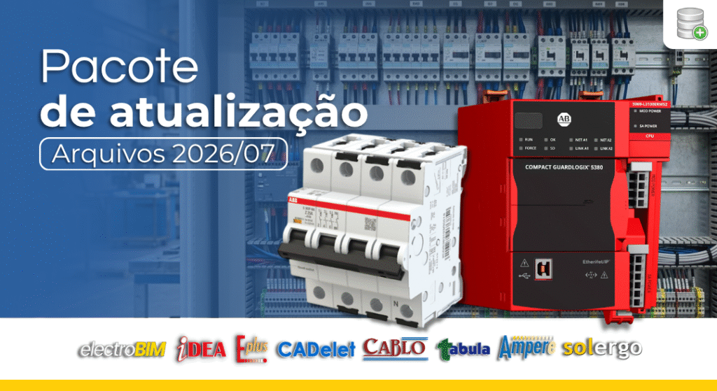 Pacote de Atualização Arquivos 2026/07 – Ampère, CADs e SOLergo