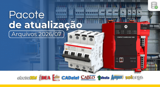 Pacote de Atualização Arquivos 2026/07 – Ampère, CADs e SOLergo