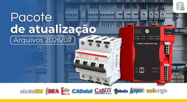 Pacote de Atualização Arquivos 2026/07 – Ampère, CADs e SOLergo