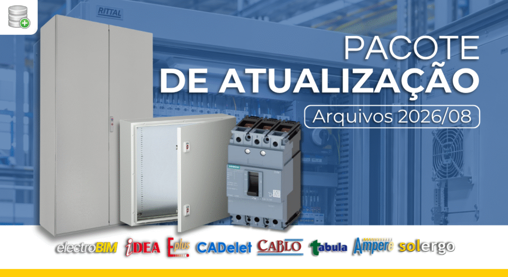 Pacote de Atualização Arquivos 2026/08 – Ampère, CADs e SOLergo